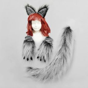 vilka maskas kostīms bērnu